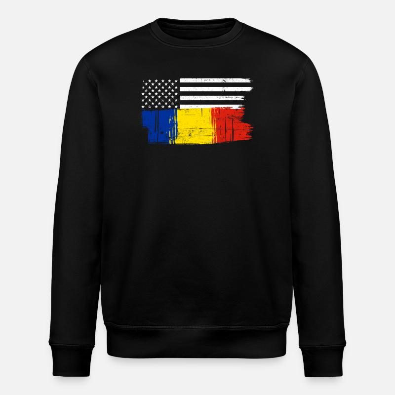 Drapeau Brush Fusion - Sweat bio ROLLER Stanley/Stella Unisexe - noir