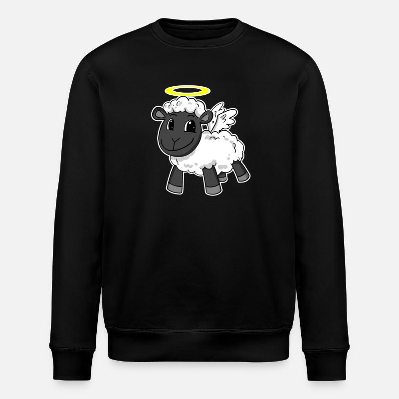 Ange mouton - Sweat bio ROLLER Stanley/Stella Unisexe - noir
