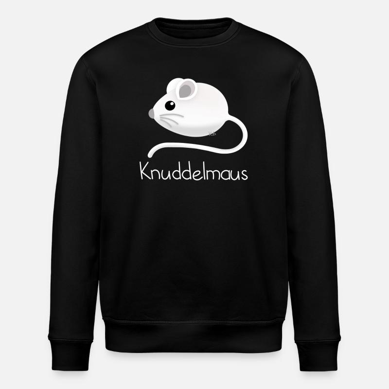 Knuddelmaus - Stanley/Stella Unisex Bio-Sweatshirt ROLLER - Schwarz