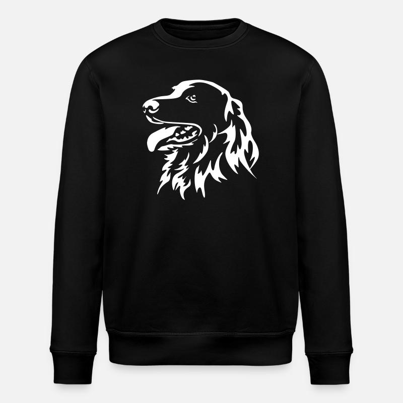 Hovawart Head "Black Edition" - Stanley/Stella ROLLER Unisex Organic Sweatshirt - black