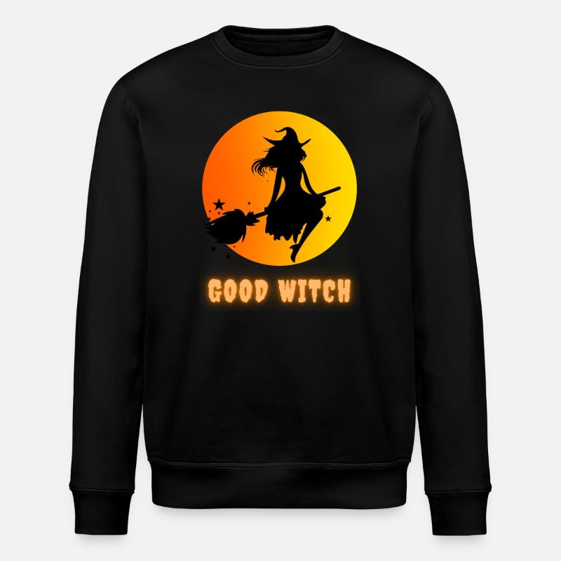 good witch - Stanley/Stella ROLLER Unisex Organic Sweatshirt - black