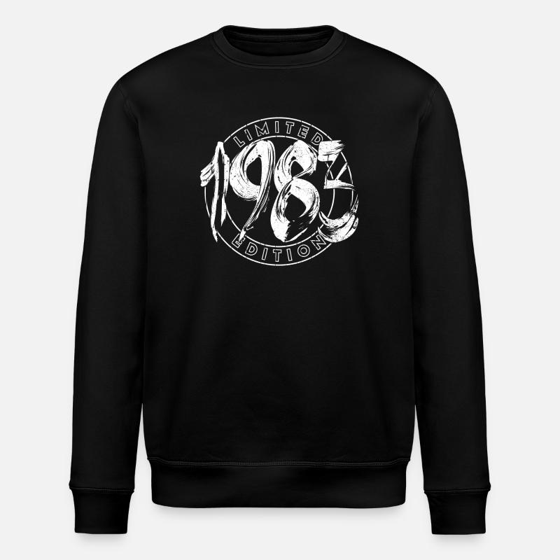 Limited Edition 1984 Graffiti Circle - Stanley/Stella ROLLER Unisex Organic Sweatshirt - black