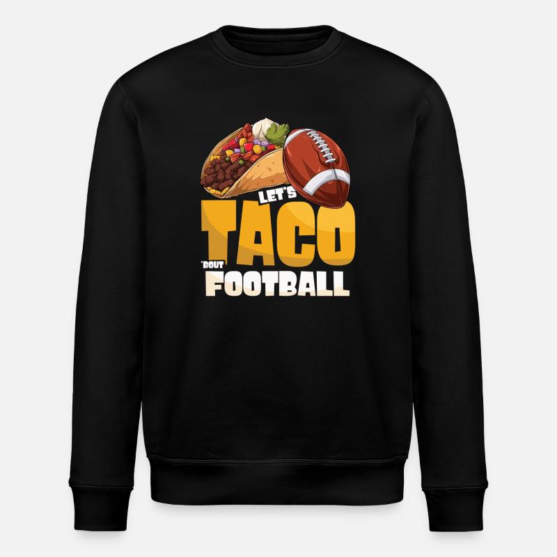 Taco Bout Football Match Jour - Sweat bio ROLLER Stanley/Stella Unisexe - noir