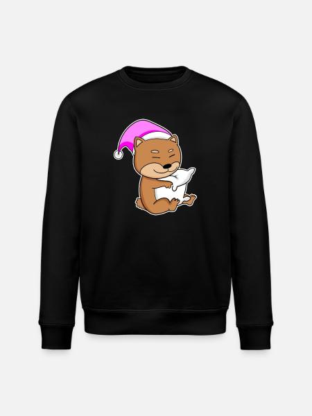 Dog dog breed Shiba Inu - Stanley/Stella ROLLER Unisex Organic Sweatshirt - black