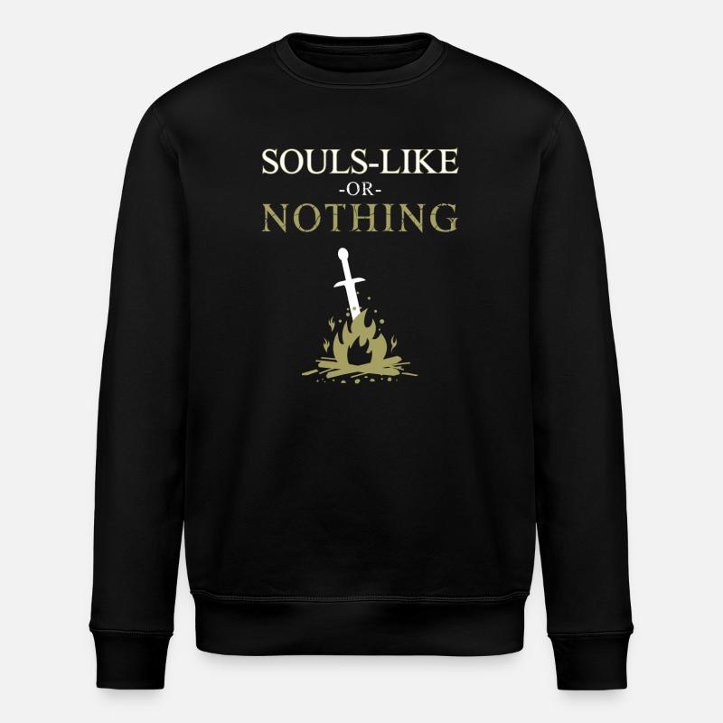 Souls-Like or Nothing - Sweat bio ROLLER Stanley/Stella Unisexe - noir