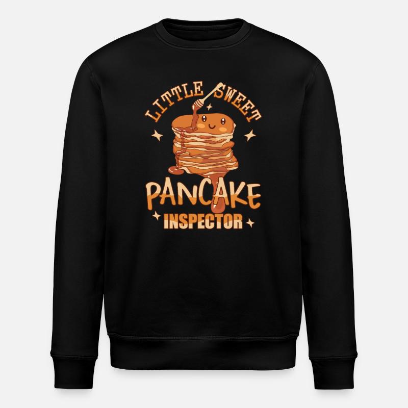 Pancake Inspector - Stanley/Stella ROLLER Unisex Organic Sweatshirt - black