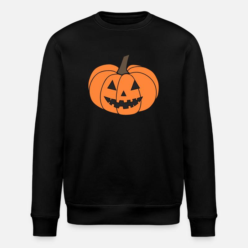 Citrouille Jack-o'-lantern - Sweat bio ROLLER Stanley/Stella Unisexe - noir