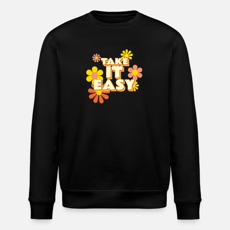 Take it Easy - Stanley/Stella Unisex Bio-Sweatshirt ROLLER - Schwarz