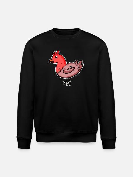 Chicken Comic - Stanley/Stella ROLLER Unisex Organic Sweatshirt - black