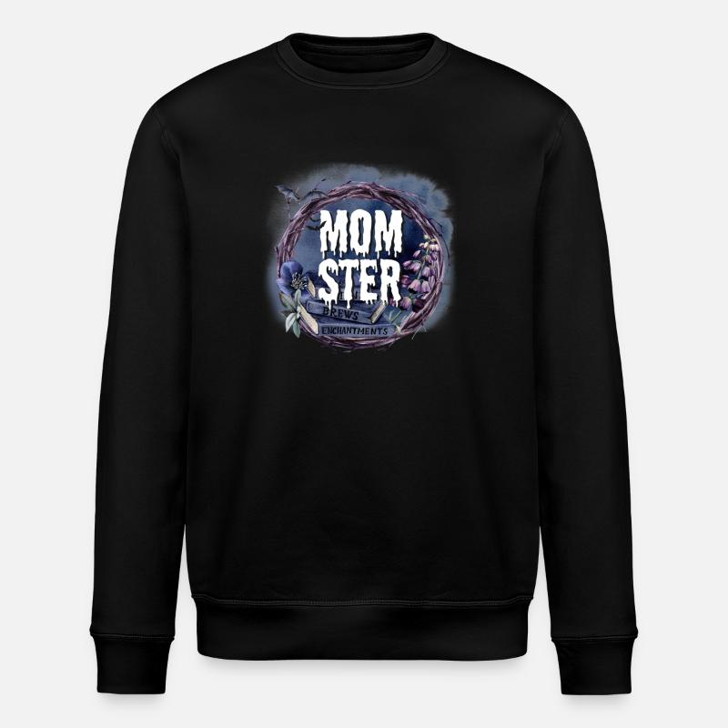 Halloween Hexe - Stanley/Stella Unisex Bio-Sweatshirt ROLLER - Schwarz