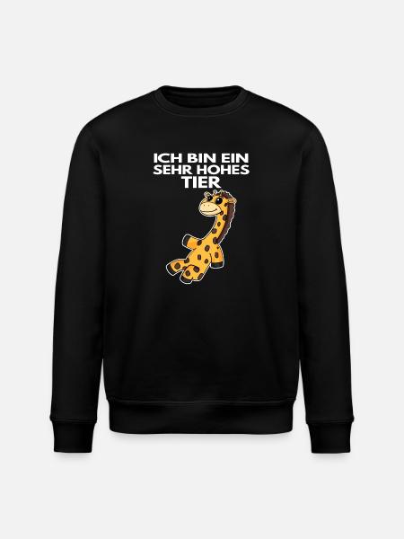 Teamleiter Giraffe - Stanley/Stella Unisex Bio-Sweatshirt ROLLER - Schwarz