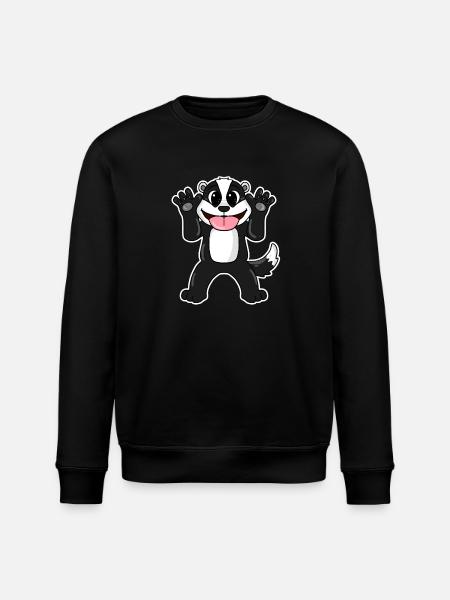 Badger Badger - Stanley/Stella ROLLER Unisex Organic Sweatshirt - black