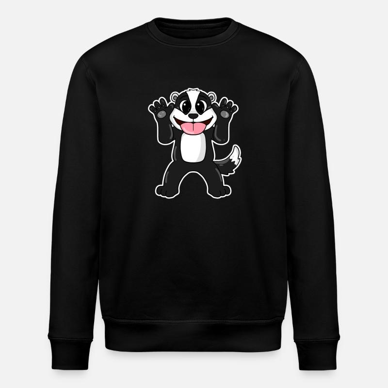 Badger Badger - Stanley/Stella ROLLER Unisex Organic Sweatshirt - black