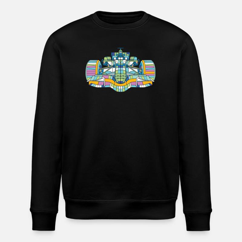 Rennauto Bunt - Stanley/Stella Unisex Bio-Sweatshirt ROLLER - Schwarz