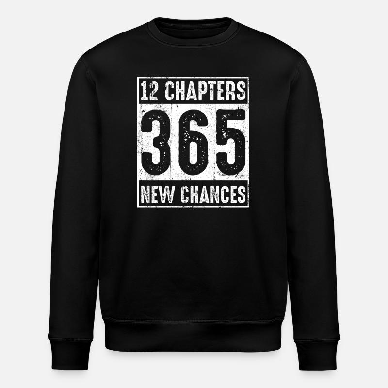 365 Neue Chancen: 12 Kapitel - Stanley/Stella Unisex Bio-Sweatshirt ROLLER - Schwarz