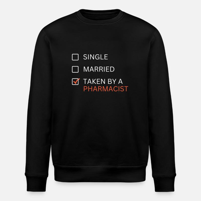 Verheiratet mit Apotheker - Stanley/Stella Unisex Bio-Sweatshirt ROLLER - Schwarz