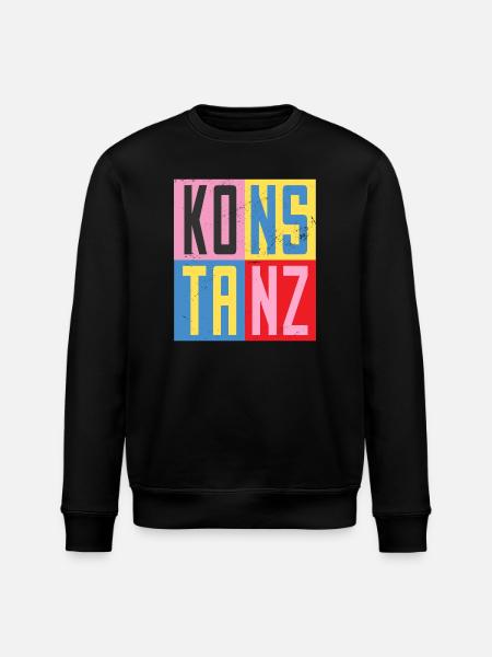 Constance cities design - Stanley/Stella ROLLER Unisex Organic Sweatshirt - black