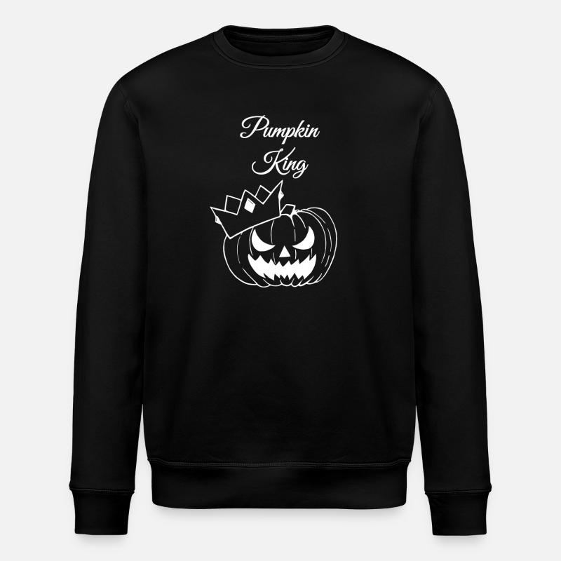 Pumpkin King - Stanley/Stella ROLLER Unisex Organic Sweatshirt - black