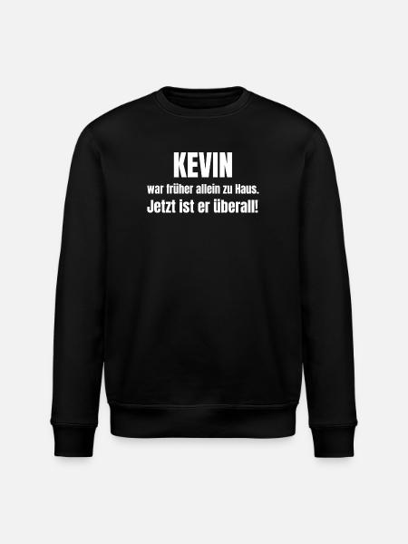 Kevin alone at home - Stanley/Stella ROLLER Unisex Organic Sweatshirt - black