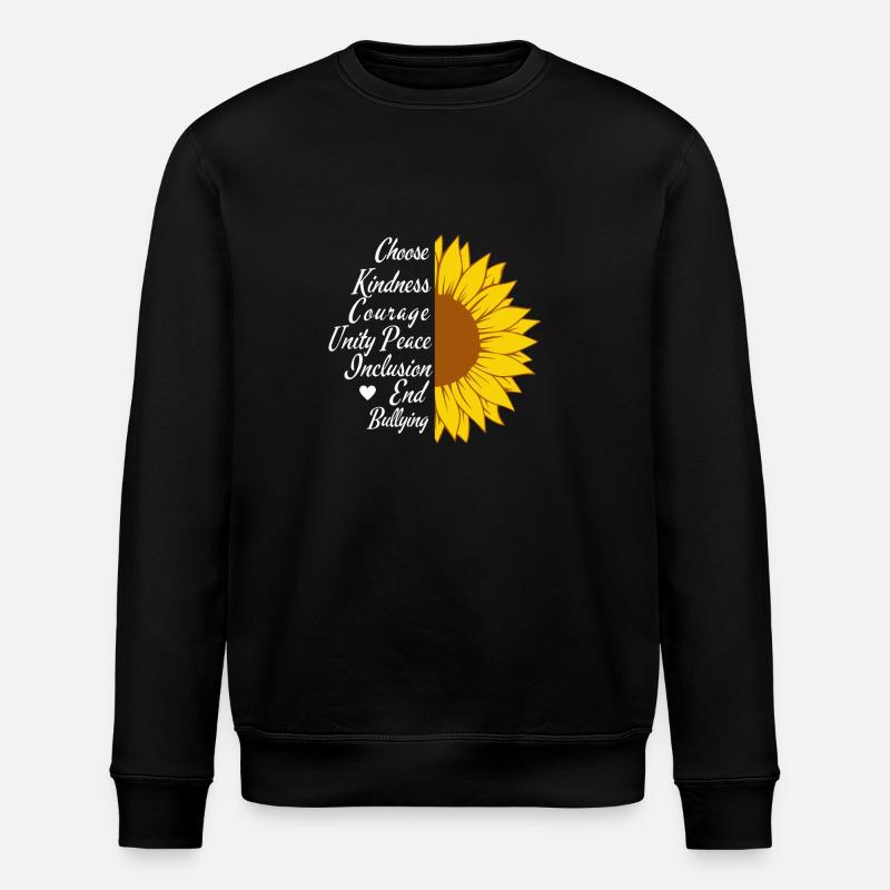 Tournesol de l’inclusion - Sweat bio ROLLER Stanley/Stella Unisexe - noir