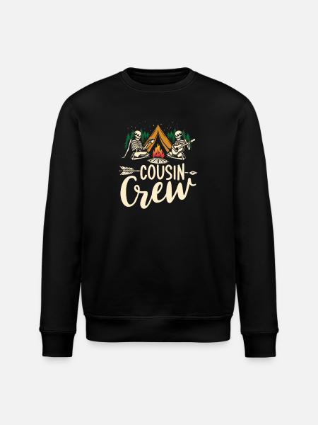 Cousin crew - Stanley/Stella Unisex Bio-Sweatshirt ROLLER - Schwarz