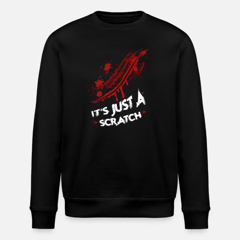 Halloween Kratzspur - Stanley/Stella Unisex Bio-Sweatshirt ROLLER - Schwarz
