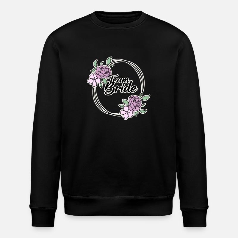 Team Bride - Stanley/Stella ROLLER Unisex Organic Sweatshirt - black