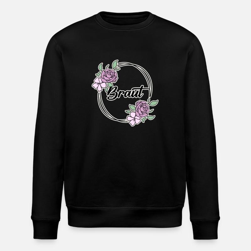 Braut Junggesellinnenabschied - Stanley/Stella Unisex Bio-Sweatshirt ROLLER - Schwarz
