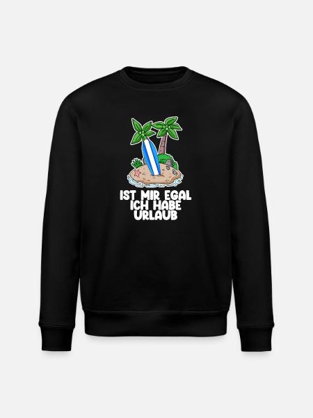 Urlaub - Stanley/Stella Unisex Bio-Sweatshirt ROLLER - Schwarz