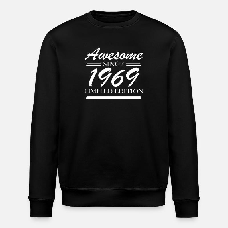 1969 - Stanley/Stella ROLLER Unisex Organic Sweatshirt - black
