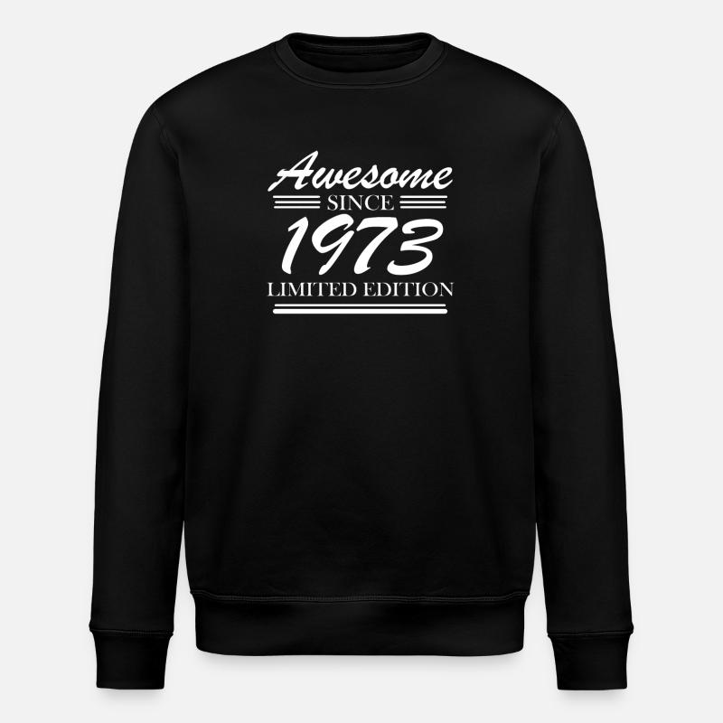 1973 - Stanley/Stella ROLLER Unisex Organic Sweatshirt - black