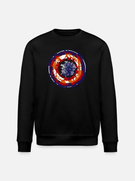 Cible folle - Sweat bio ROLLER Stanley/Stella Unisexe - noir