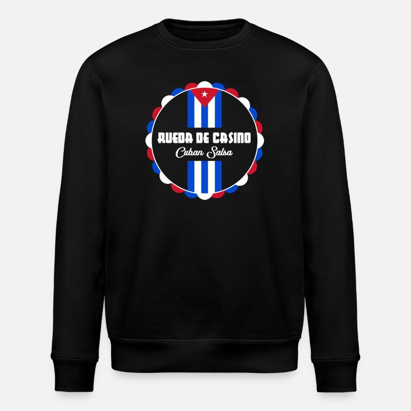 Rueda de Casino - Salsa cubaine - Sweat bio ROLLER Stanley/Stella Unisexe - noir