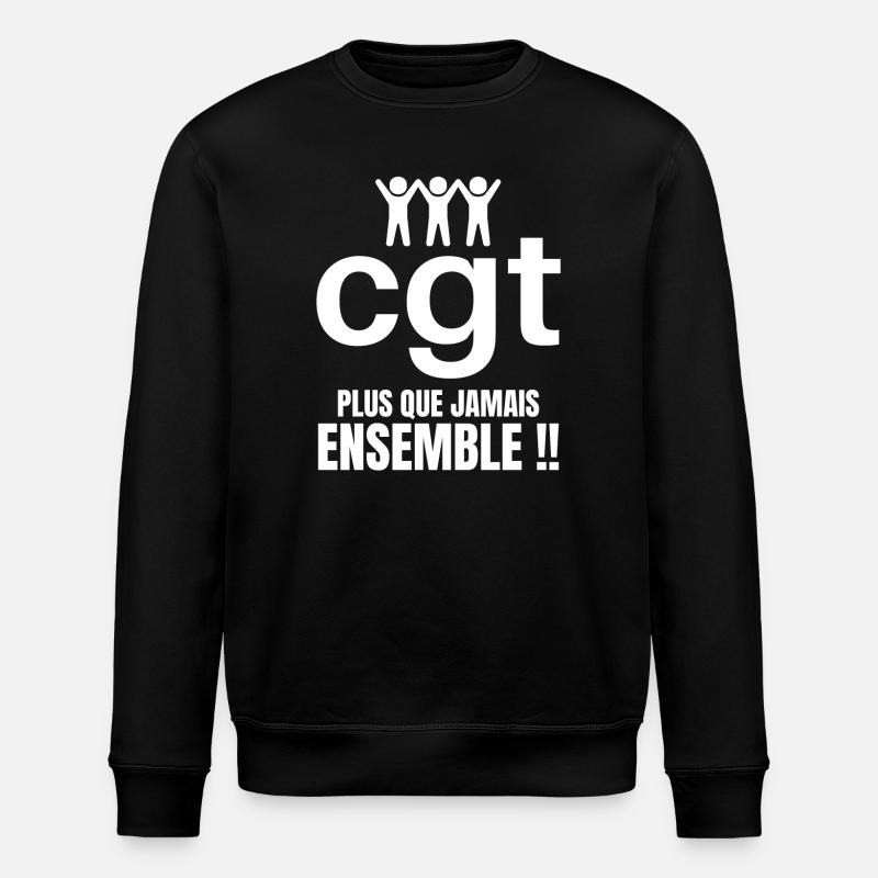 syndicat, manifestation, lutte des classes - Sweat bio ROLLER Stanley/Stella Unisexe - noir