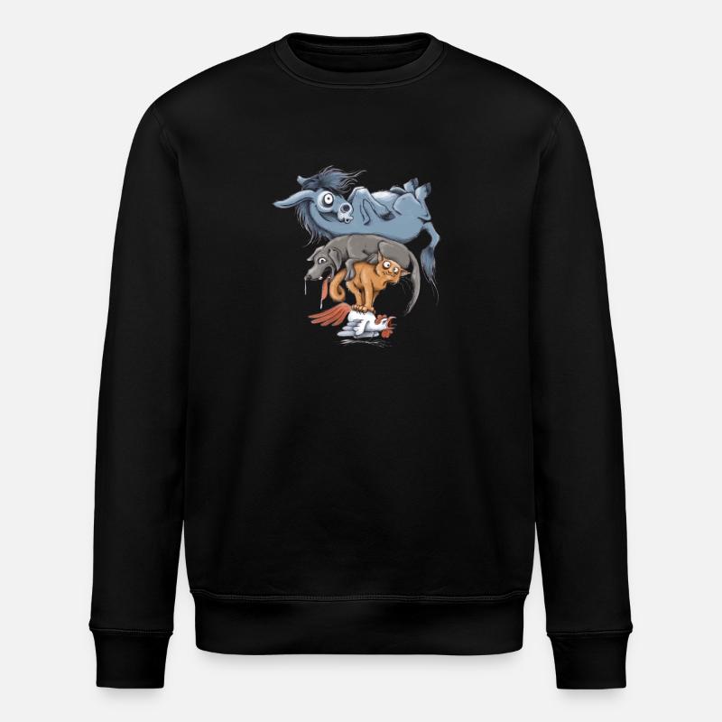 Worth A Try - Stanley/Stella ROLLER Unisex Organic Sweatshirt - black