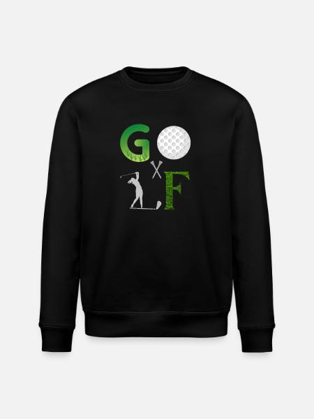 Golf - Golf Lovers - Stanley/Stella Unisex Bio-Sweatshirt ROLLER - Schwarz