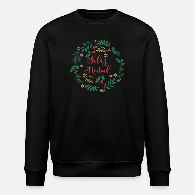Feliz Natal Joyeux Noël Joyeux Noël - Sweat bio ROLLER Stanley/Stella Unisexe - noir
