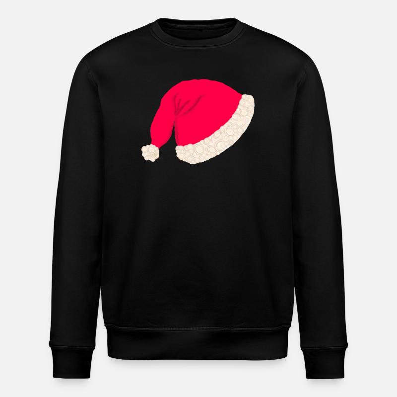 Weihnachtsmütze ohne Text - Stanley/Stella Unisex Bio-Sweatshirt ROLLER - Schwarz