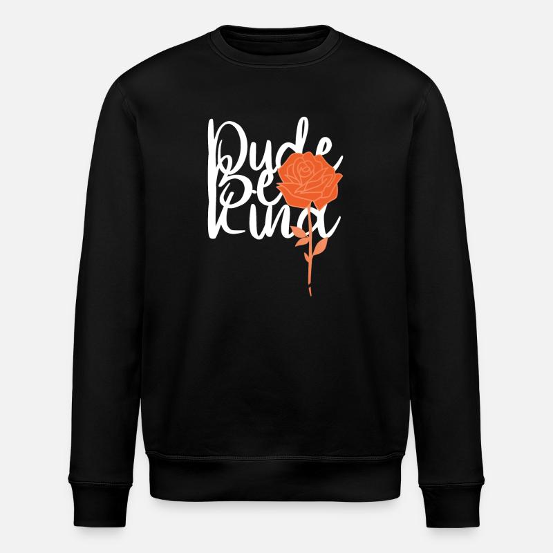 Dude Be Kind No Bullying - Stanley/Stella Unisex Bio-Sweatshirt ROLLER - Schwarz