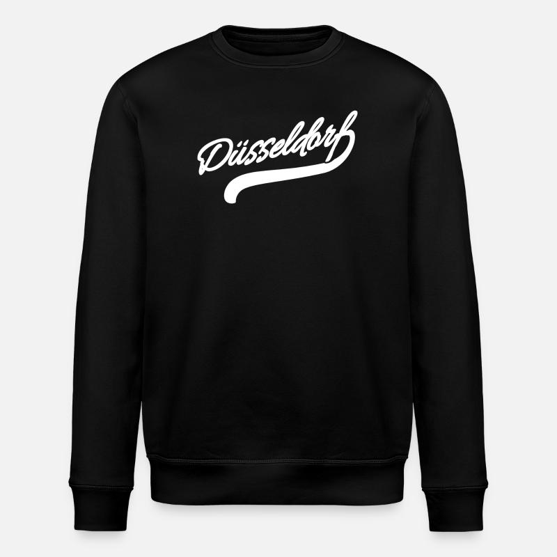 Dusseldorf Retro - Stanley/Stella ROLLER Unisex Organic Sweatshirt - black