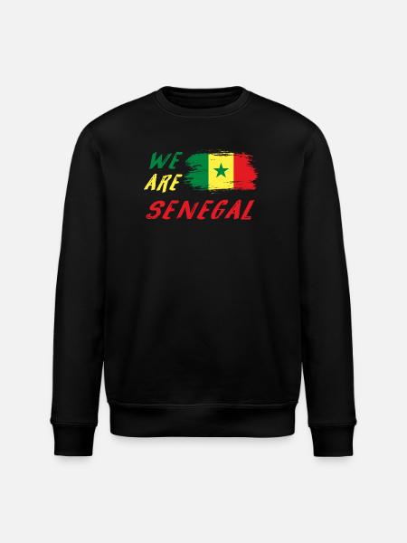 We are Senegal - Stanley/Stella ROLLER Unisex Organic Sweatshirt - black