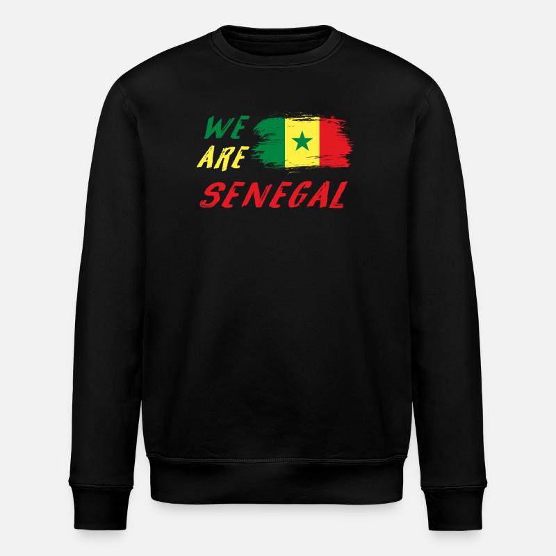 We are Senegal - Stanley/Stella ROLLER Unisex Organic Sweatshirt - black