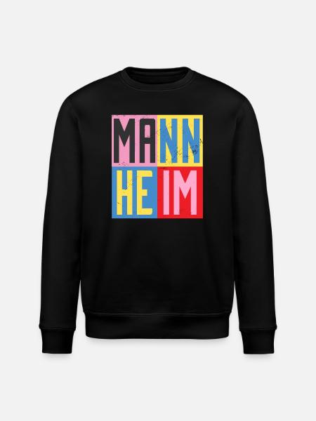 Mannheim Design - Stanley/Stella Unisex Bio-Sweatshirt ROLLER - Schwarz