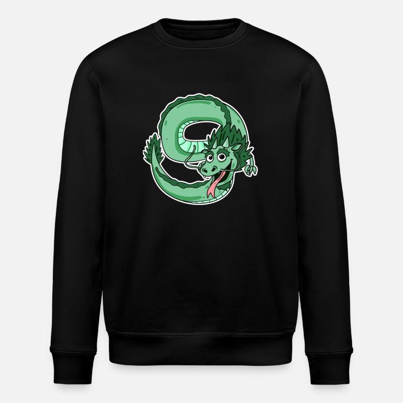 Dragon - Stanley/Stella ROLLER Unisex Organic Sweatshirt - black