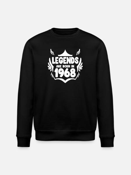 1968 - Born 1968 - Stanley/Stella ROLLER Unisex Organic Sweatshirt - black