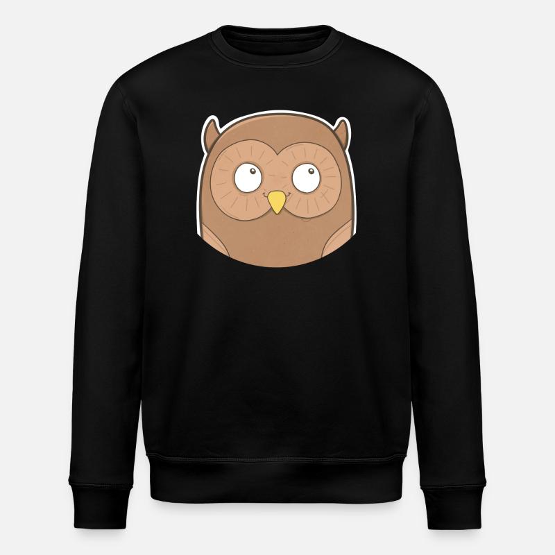 Eule - Stanley/Stella Unisex Bio-Sweatshirt ROLLER - Schwarz
