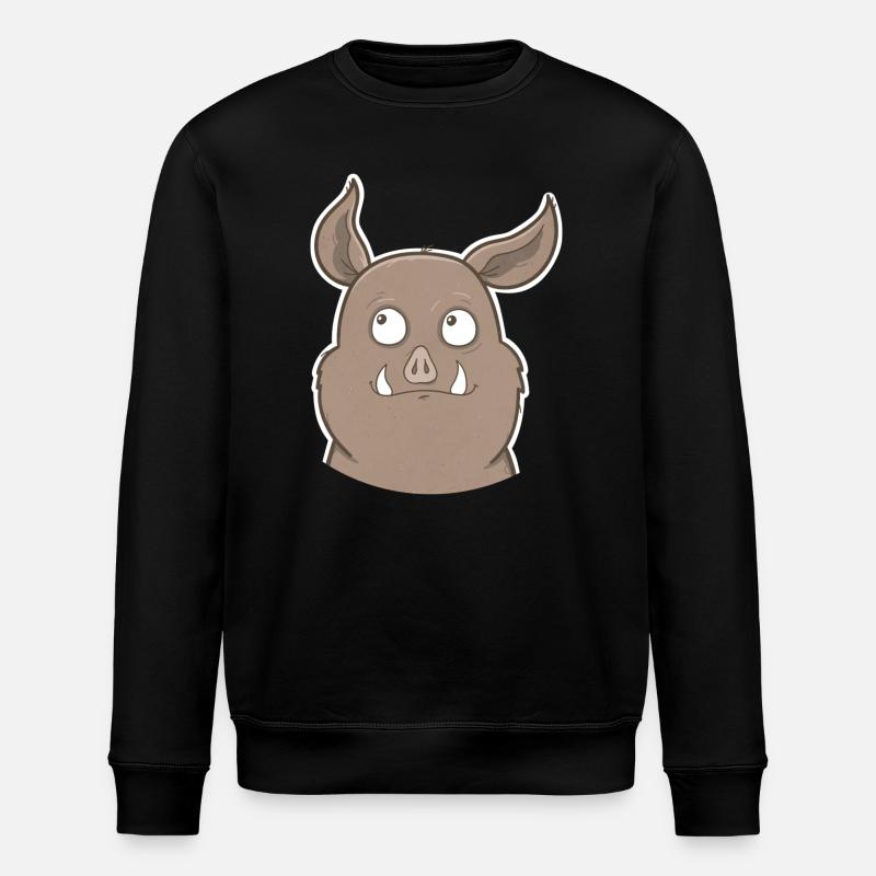 Sanglier - Sweat bio ROLLER Stanley/Stella Unisexe - noir