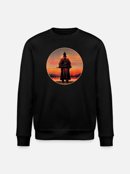 Samurai Warrior - Stanley/Stella ROLLER Unisex Organic Sweatshirt - black