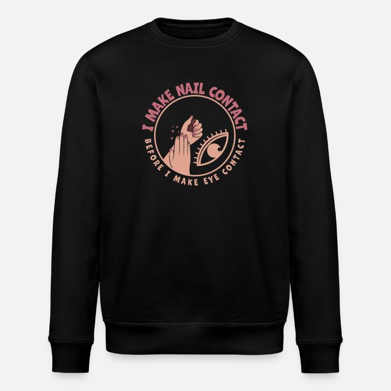 Je fais Nail Contact Nail Tech - Sweat bio ROLLER Stanley/Stella Unisexe - noir