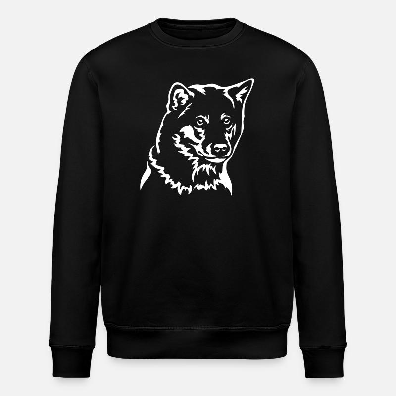Shiba Head « Black Edition » - Sweat bio ROLLER Stanley/Stella Unisexe - noir